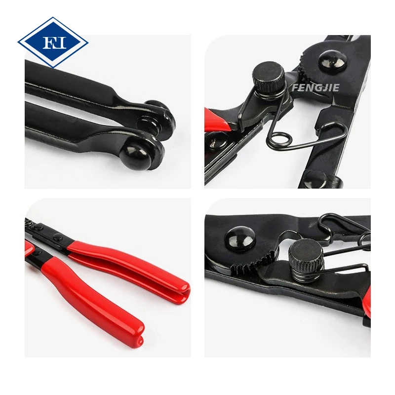 Car PSA Extra Long nose Exhaust Pipe C Clamp Removal Plier For Citroen Peugeot Renault