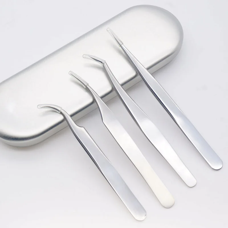 Eyebrow tweezer kit high quality tweezers cute eyelash extension tweezers grip