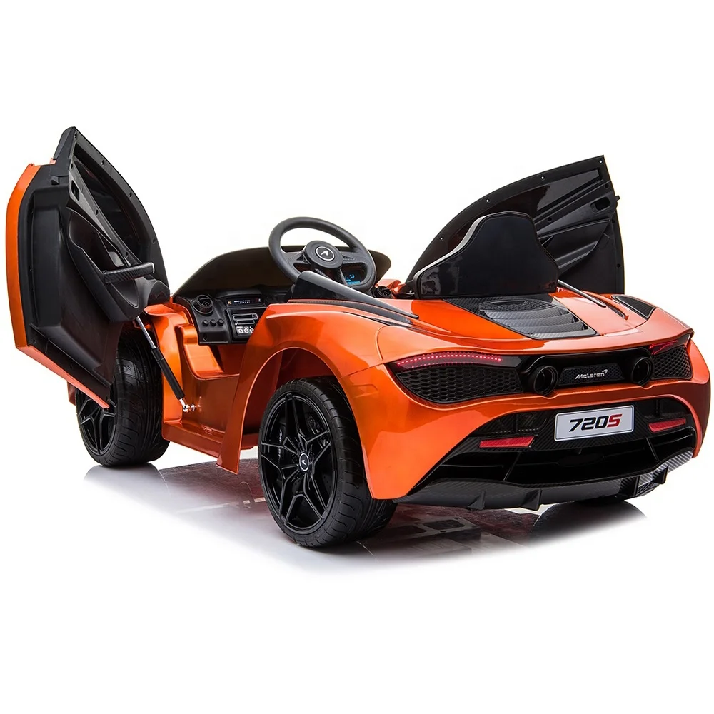 Лицензированный Электрический детский автомобиль mclaren 720S, 12 В, работающий от аккумулятора