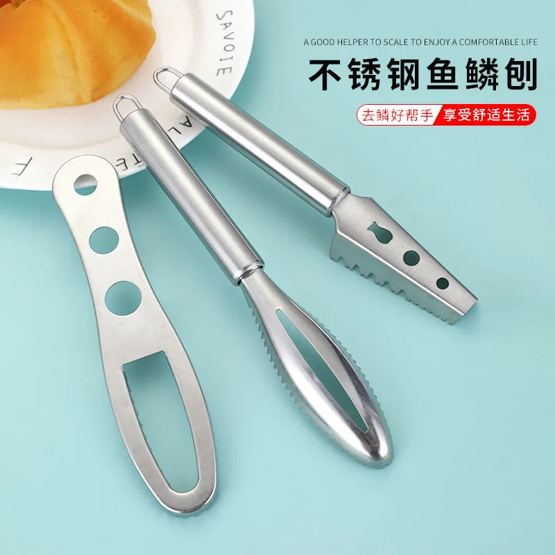 Manual Quick Cleaning Fish Scraper Peeler Kitchen Accessories Tools Fish Scale Scraper Planer