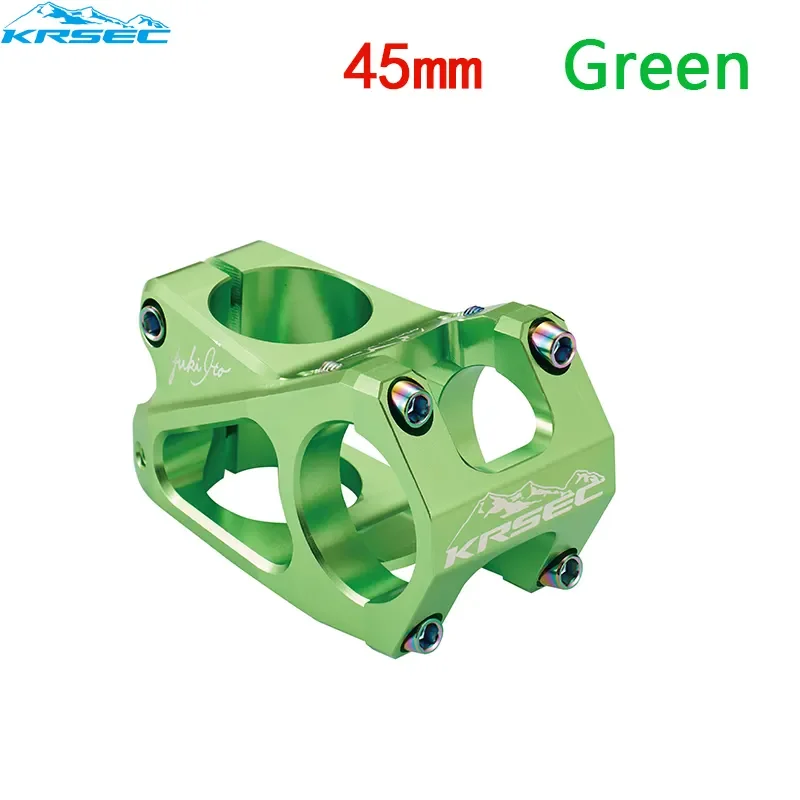 Aluminum Alloy MTB Mountain Bicycle Clamp Stem 31.8*50MM CNC Ultralight Rainbow Colorful MTB Bike Short Stem Bicycle Handlebar S