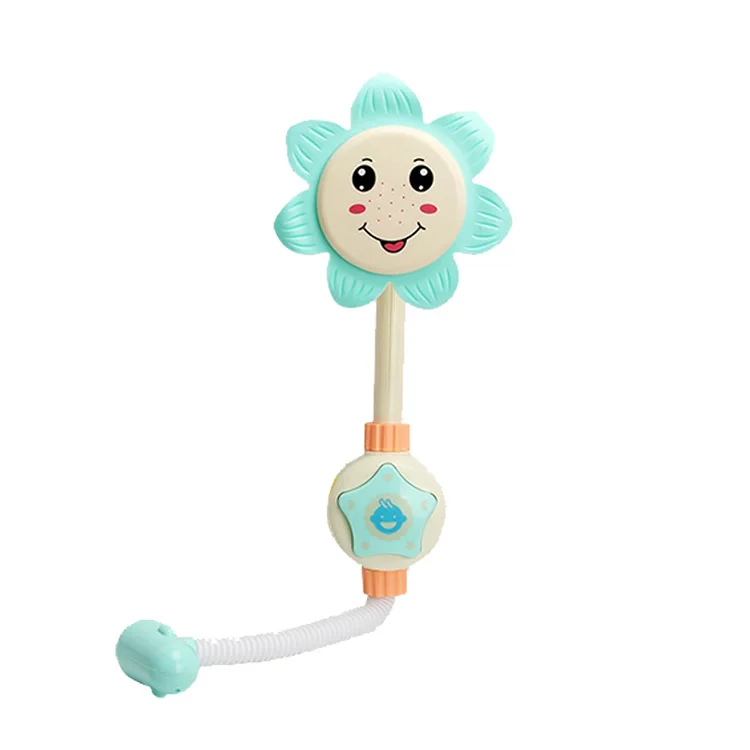 Konig Kids Fun Bathroom Sunflower Shower Baby Games Bathing Toys juguetes para bebes Baby Bath Shower Head Baby Bath Toy