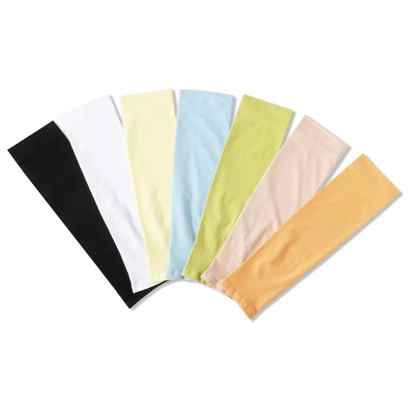 Factory Custom Summer Outdoor Sunscreen Sweat-absorbent Block Mosquitoes and Cold Kid Sleeves Bamboo Baby Arm Sleeves