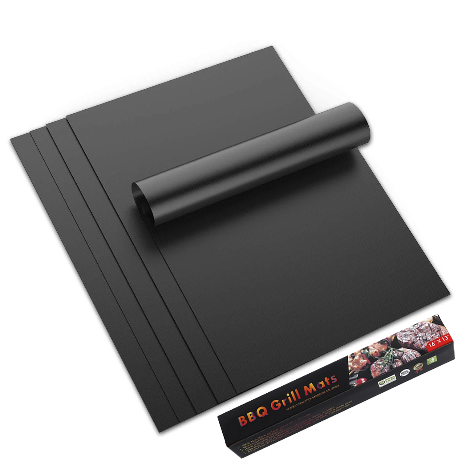 Easy To Clean Non-stick Reusable Heat Resistant Oven Liner BBQ Cooking Mat