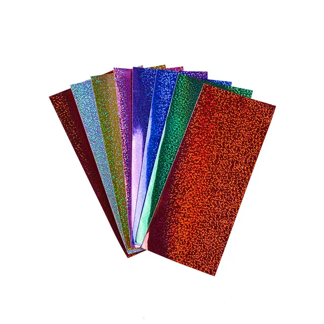 Silver Foil Metallic Glitter Paper Sheets for Crafts