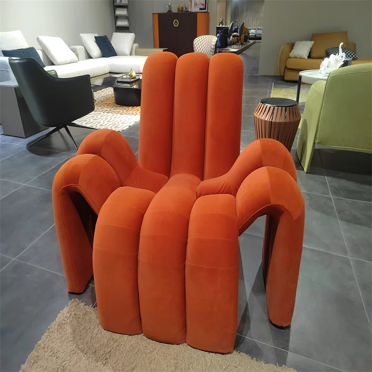 Factory price lazy spider individual sheep sofa chair wine red velvet spider zoe lounge chair