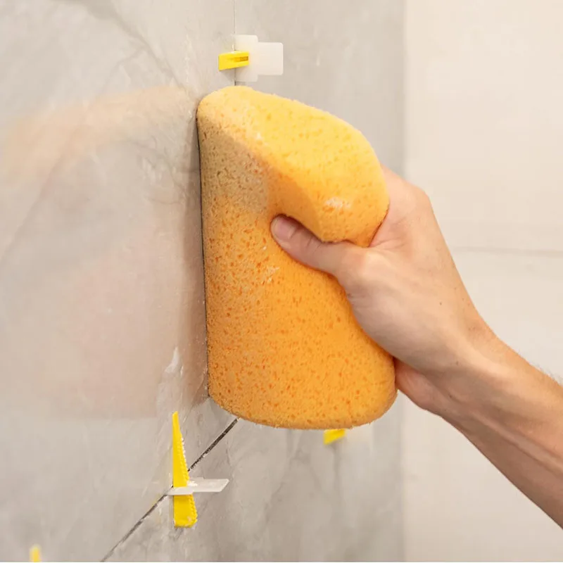Grout sponge 2-in 1 Pu Foamed And Epoxy Scrubbing Sponge With Rounded Corner For Tile Grout Cleaning