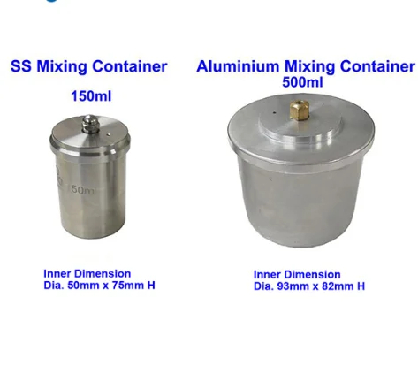 Compact Vacuum Mixer with Vibration Stage & Two Containers (150 & 500ml) for Battery Electrode Slurry Mixing