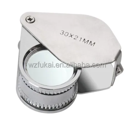 2019 Hot Sale 20x Stainless Iron Pocketable Jewelers Loupe