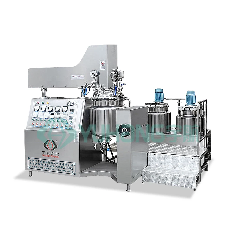 Double  Cylinder Hydraulic Vacuum Emulsifying Equipment