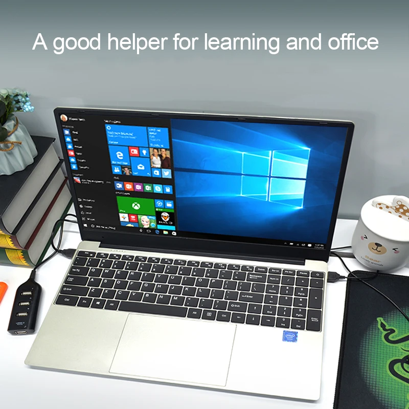 High Performance Laptops 8GB RAM 512GB SSD 15.6 Inch J4125 Win10 Laptop Computer for business