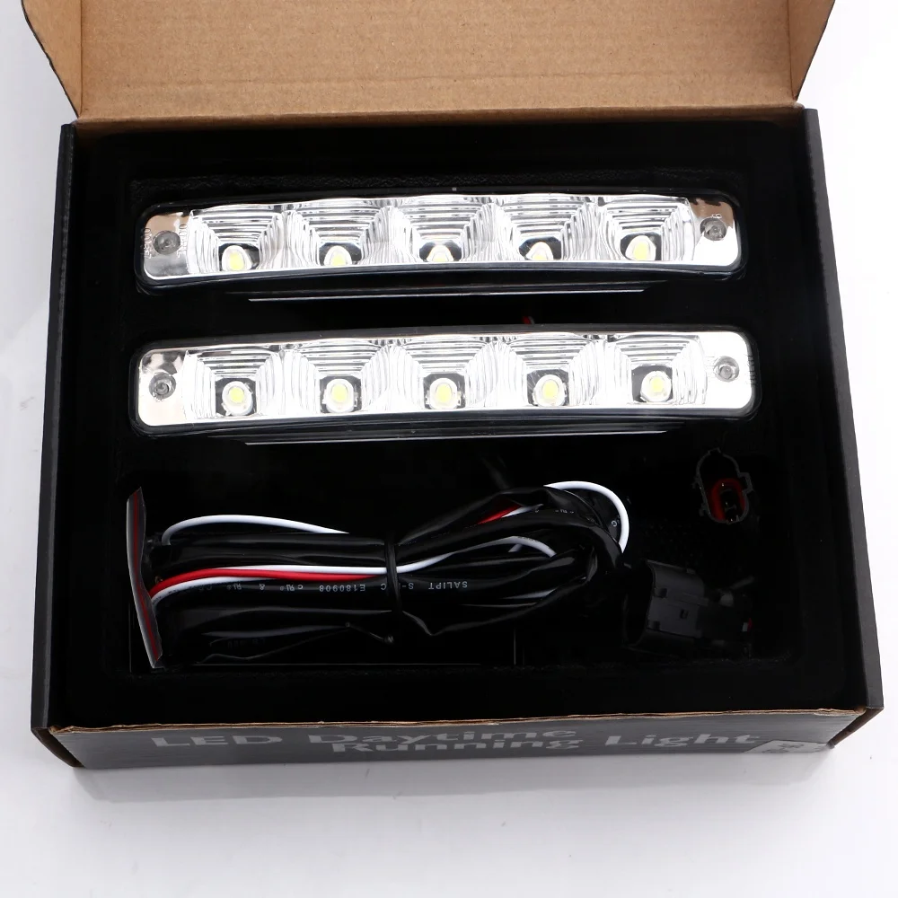 DRL 10W B car Led light Daytime Running lights free shipping Universal Car styling hot sale car lighting