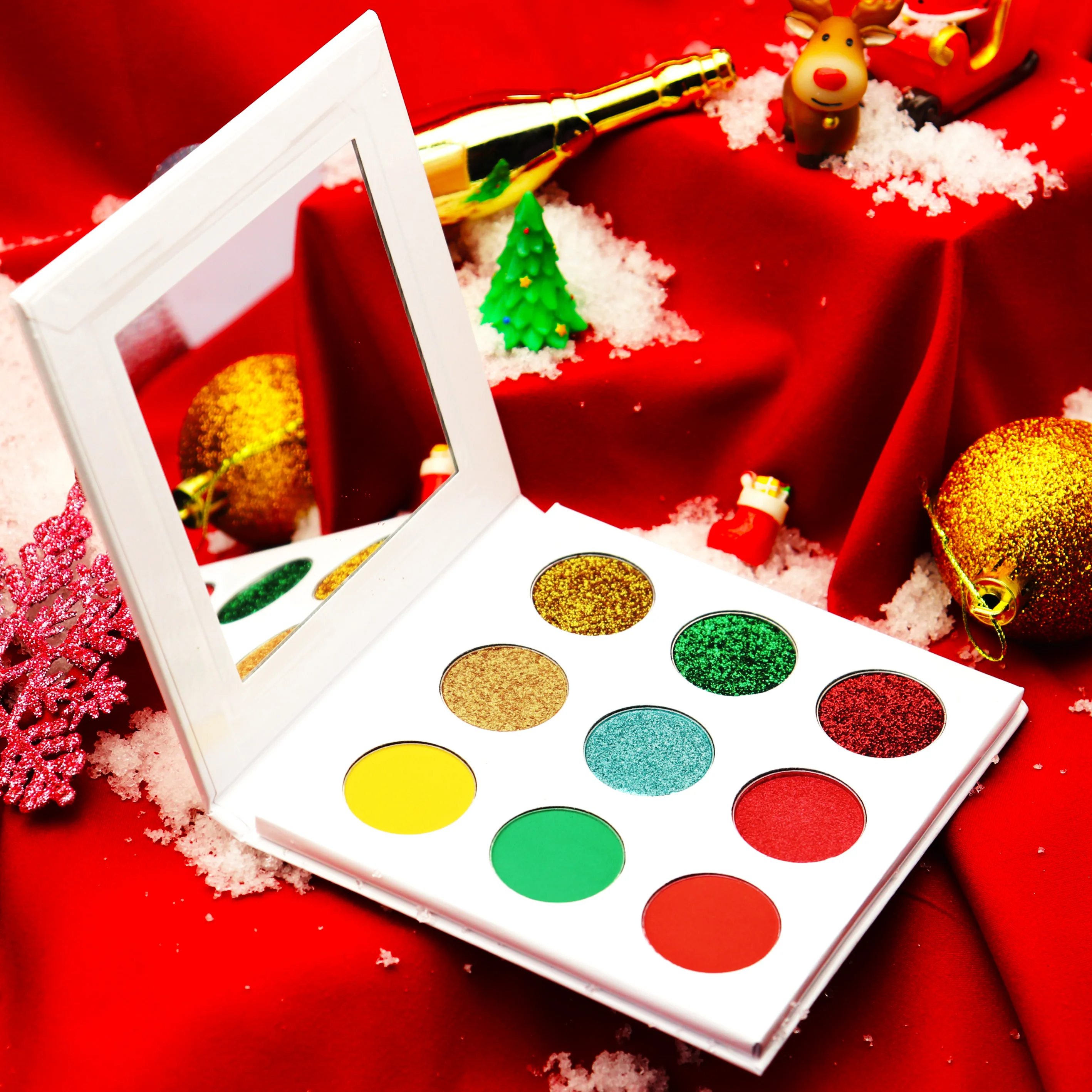 Wholesale Cardboard Eyeshadow Palette DIY 9 Color Makeup Eyeshadow Palette