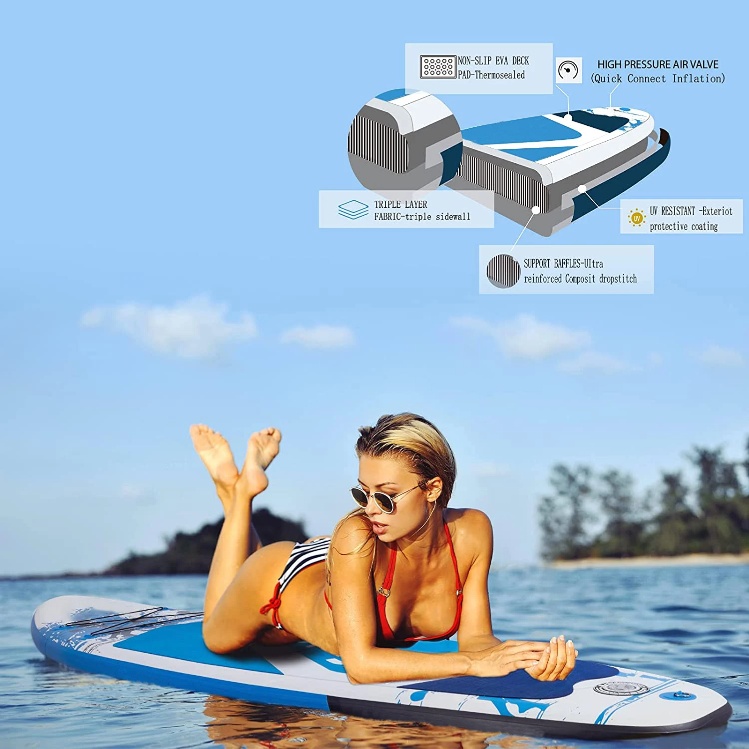 Доска для рыбалки, надувная доска для серфинга, распродажа