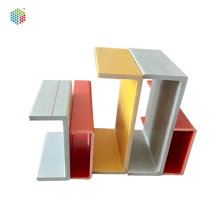FRP Fiberglass GRP Glassfiber C Channel U Channel Construction Channel