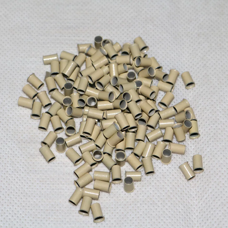 1000pcs 2.8/3.0/3.4 cm Copper Bell Micro Link Tubes Beads Locks Micro Rings for Hair Extensions