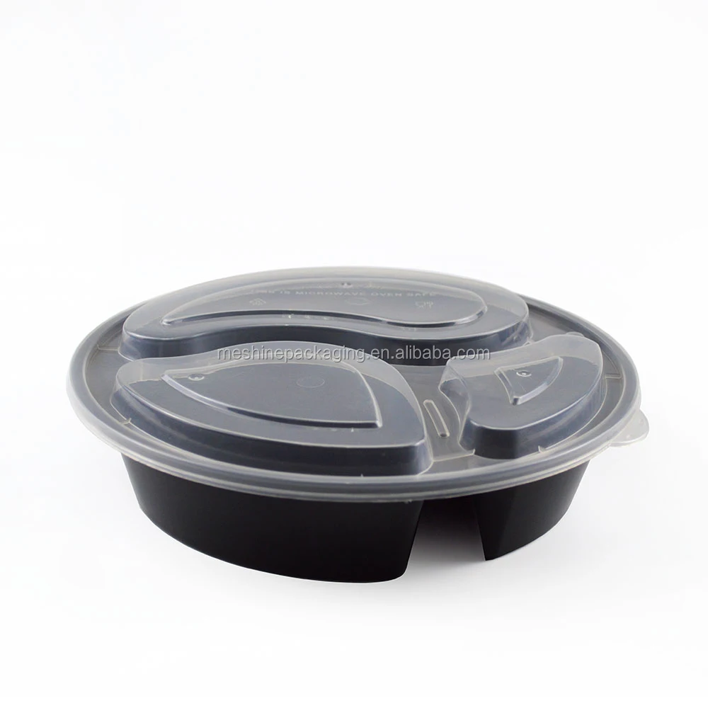 factory supplier food take out packaging disposable  plastic lunch boxes Prepared Food container manufacturer