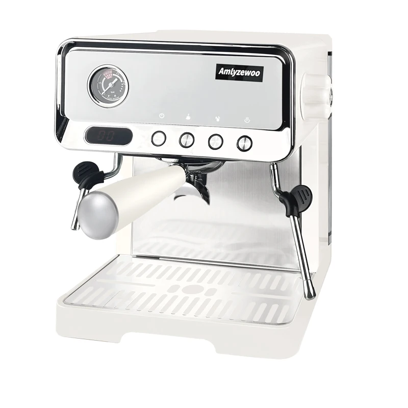 Espresso Machine 20 Bar Coffee Machines with Milk Frother Steam Wand Manual Latte & Cappuccino Maker for Home 1.8L water tank