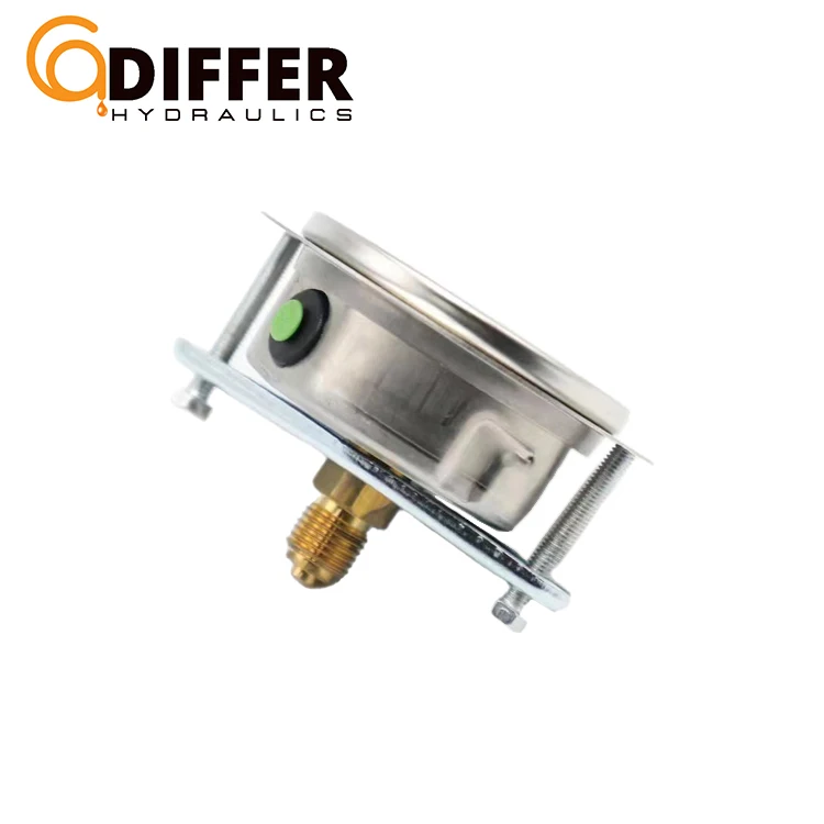 Top Sale  Hydraulic Low Range Pressure Gauge Meter 0-1.6 bar