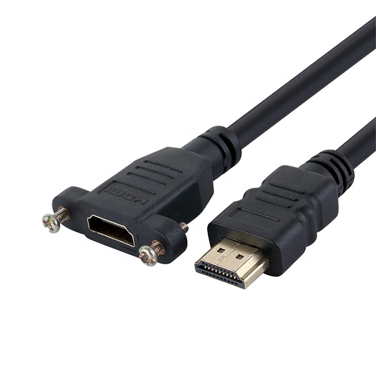 Bulk Sale High Speed Connector Molded Plastic Premium Black Usb Hdmi Cable Adapter