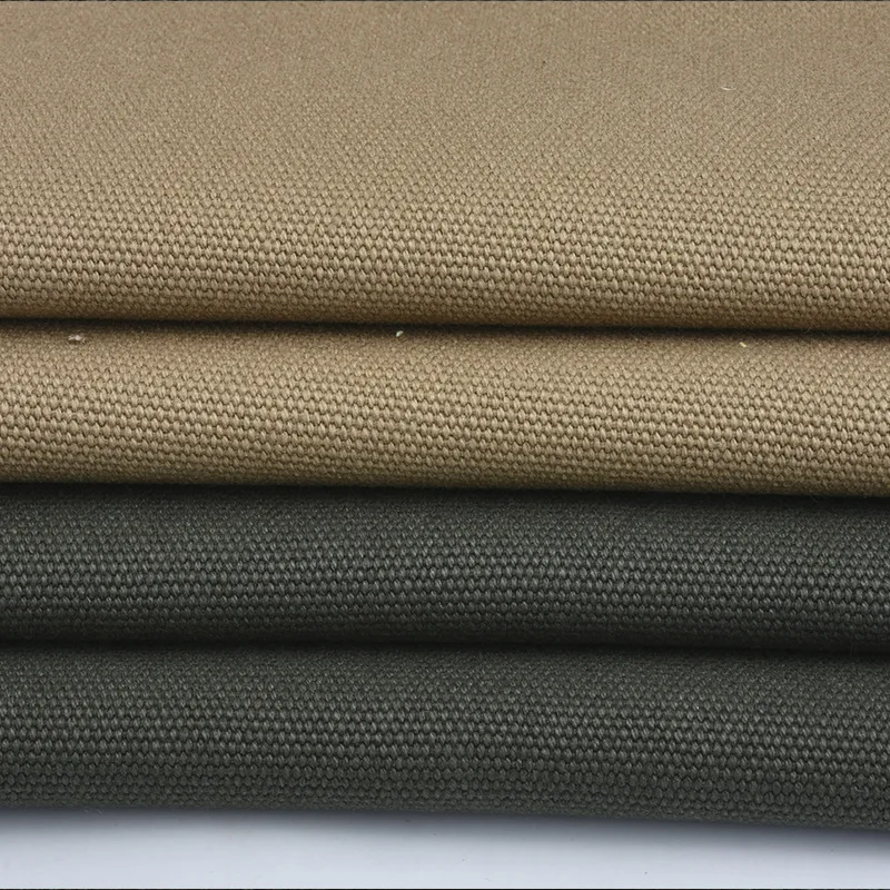 Оптовая продажа Униформа хлопчатобумажная ткань саржа 16 унций спандекс для сумок