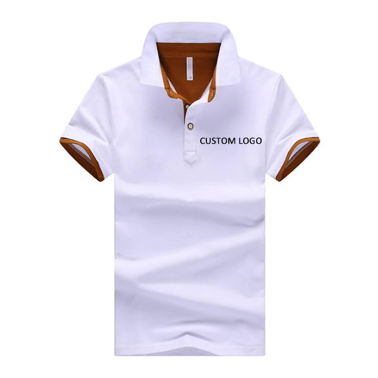
New Design Wholesales Custom Logo men clothes 95% Cotton T Shirt Casual Plus Size Polo Shirt 
