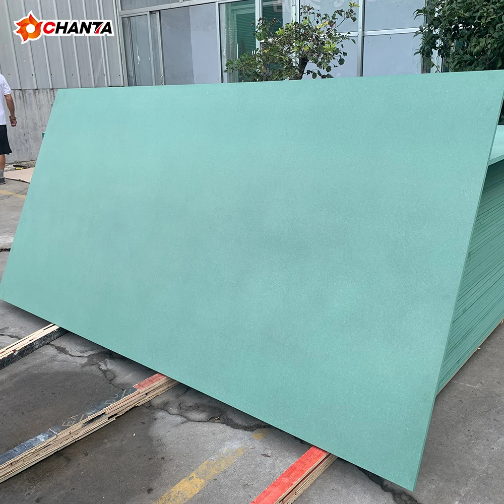 12mm 16mm 18mm Waterproof Moisture Resistant Green Hmr Mdf Board Price