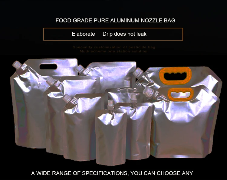 High quality Custom Printing Resealable Stand Up Spout Pouch 500ml Aluminum Foil Bag For Skin Care Cream Liquid Packaging Bag