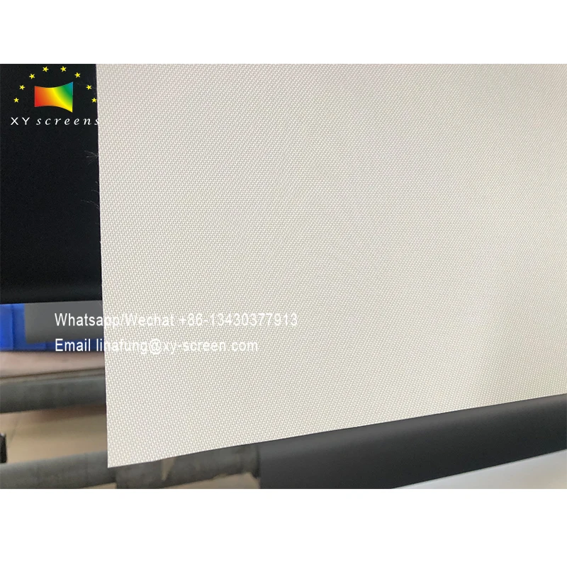 XYScreen Acoustically Transparent AT Fabric Projection Screen 80inch-300inch 4K fabric For Theater Hifi Projector Screen