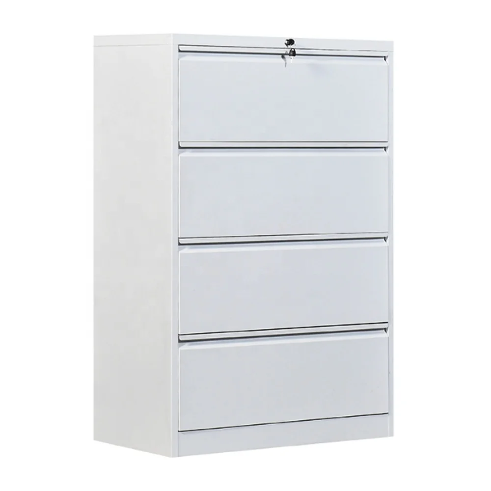 Steel Furniture Wide Drawer Legal File 4 Adjustable Drawer Lateral File metal filing Cabinet