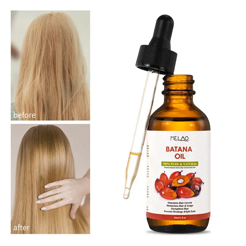 Private Label Wholesale Natural Organic Smooth Repair Deeply Moisturize Dryness Prevent Hair Loss Hair Growth Batana Oil