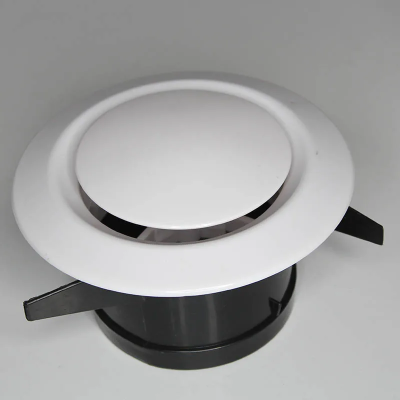 High Quality 100mm Hvac System ABS Plastic Round air Vent Grille for Wholesale