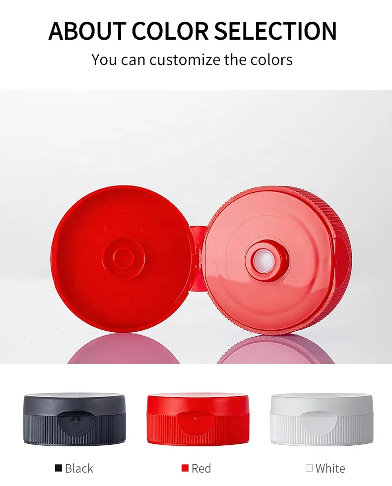 38/400 PP Flip Top Cap Cosmetic Packaging Flip Top Cap Screw Cap Plastic Lids