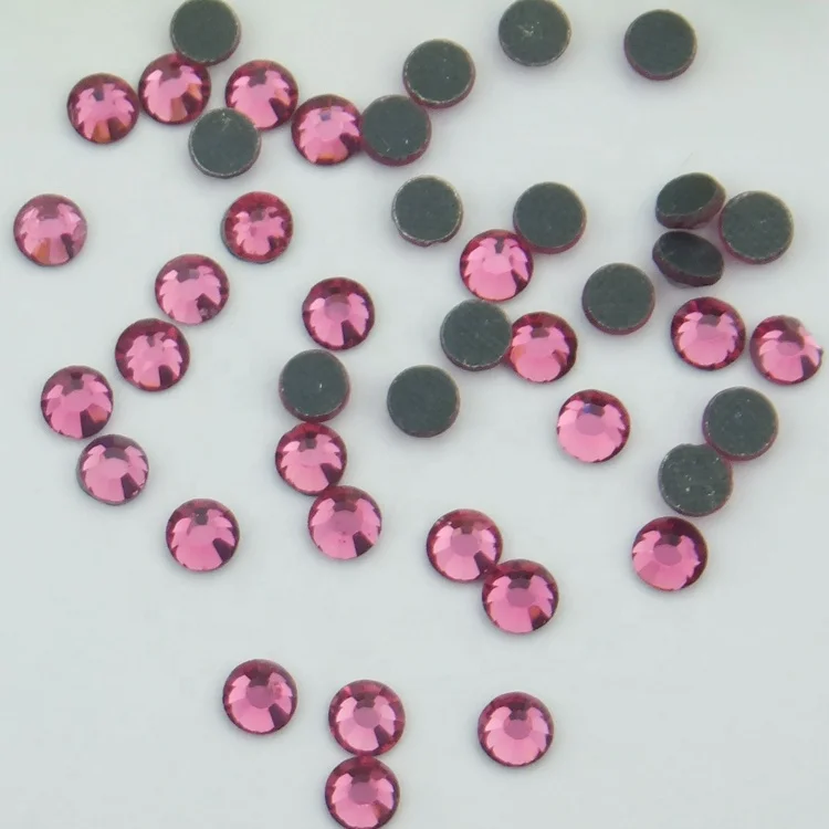 wholesale hotfix rhinestones bulk DMC hotfix crystal capri blue stone rhinestone iron on for garment dresses shoes