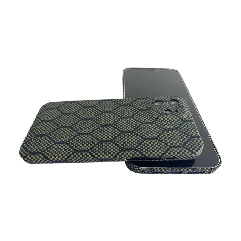 Fashion design manufacturer aramid fiber phone case for iphone 13