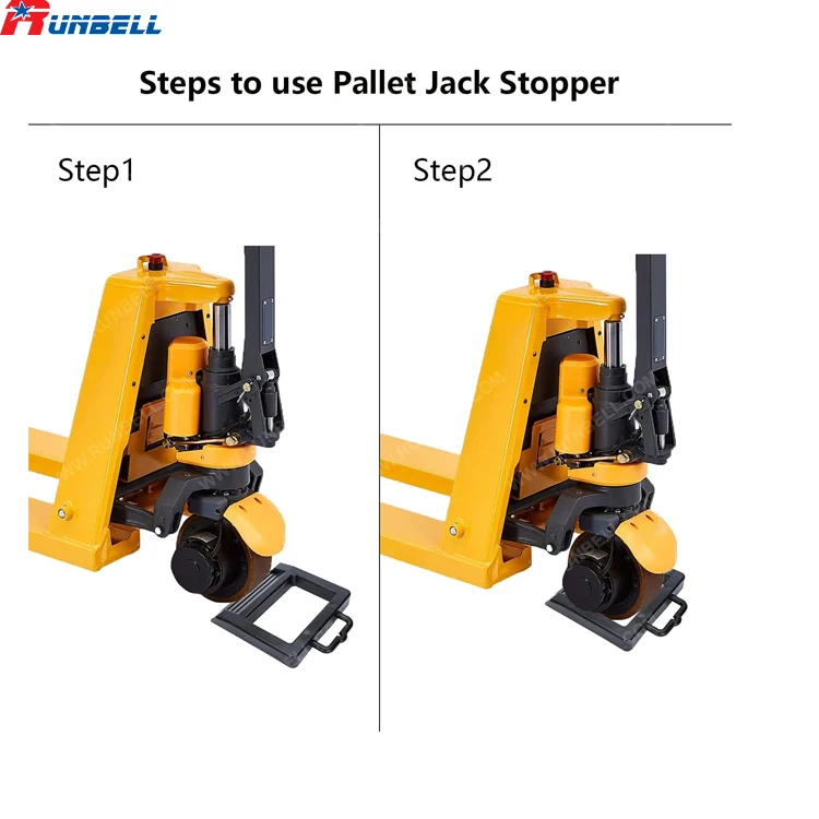 rubber pallet truck wheel chock stopper