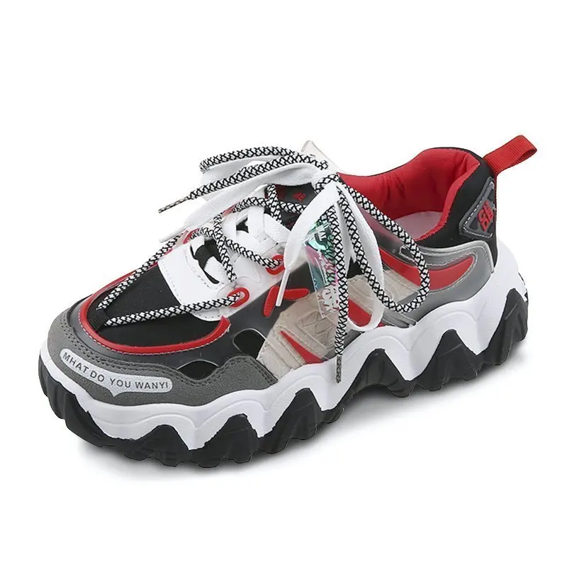 2021 Latest Design Ready to Ship Women New Style Air Cushion Black Ladies Sneakers