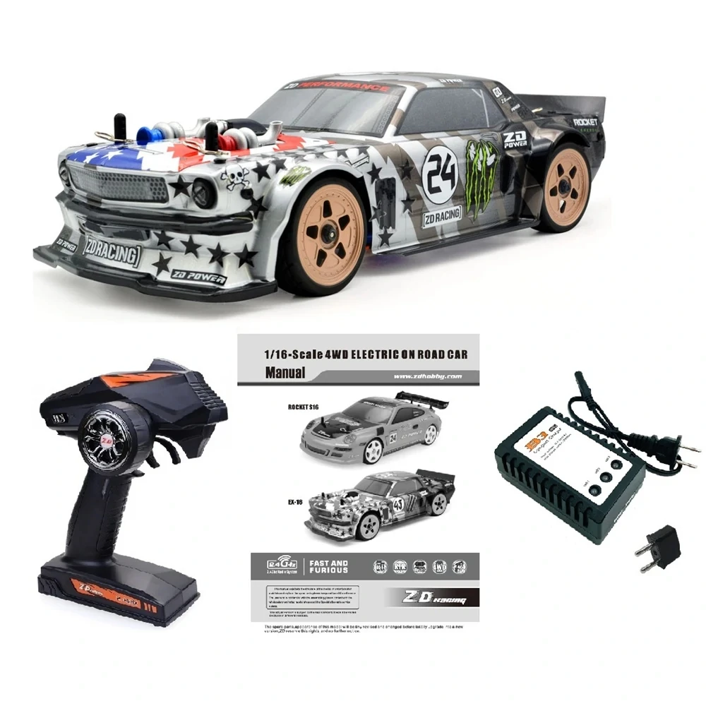 ZD Racing EX16 01 RTR 1/16 2 4G 4WD Быстрый бесщеточный Радиоуправляемый автомобиль раллийный на дороге дрифтовый грузовик
