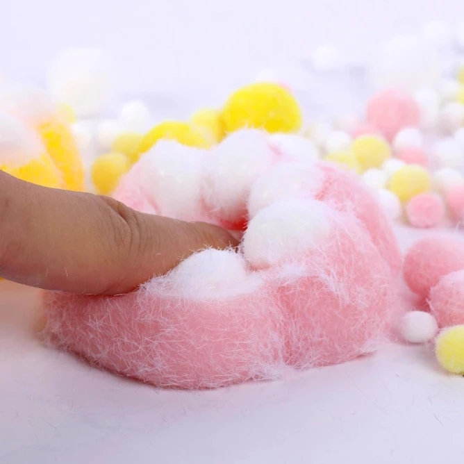 Ultra Soft Cute Furry Cat Paw Squishy Toy TPR Stress Relieving Kawaii Squishy Fidget Toy Set Taba Squishy