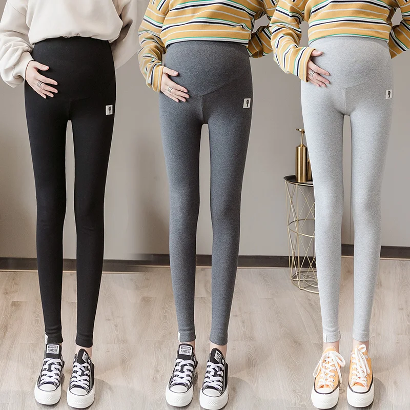 
Cheap maternity trousers; autumn trousers; nine split leggings; thin tummy straps to adjust spring wear 