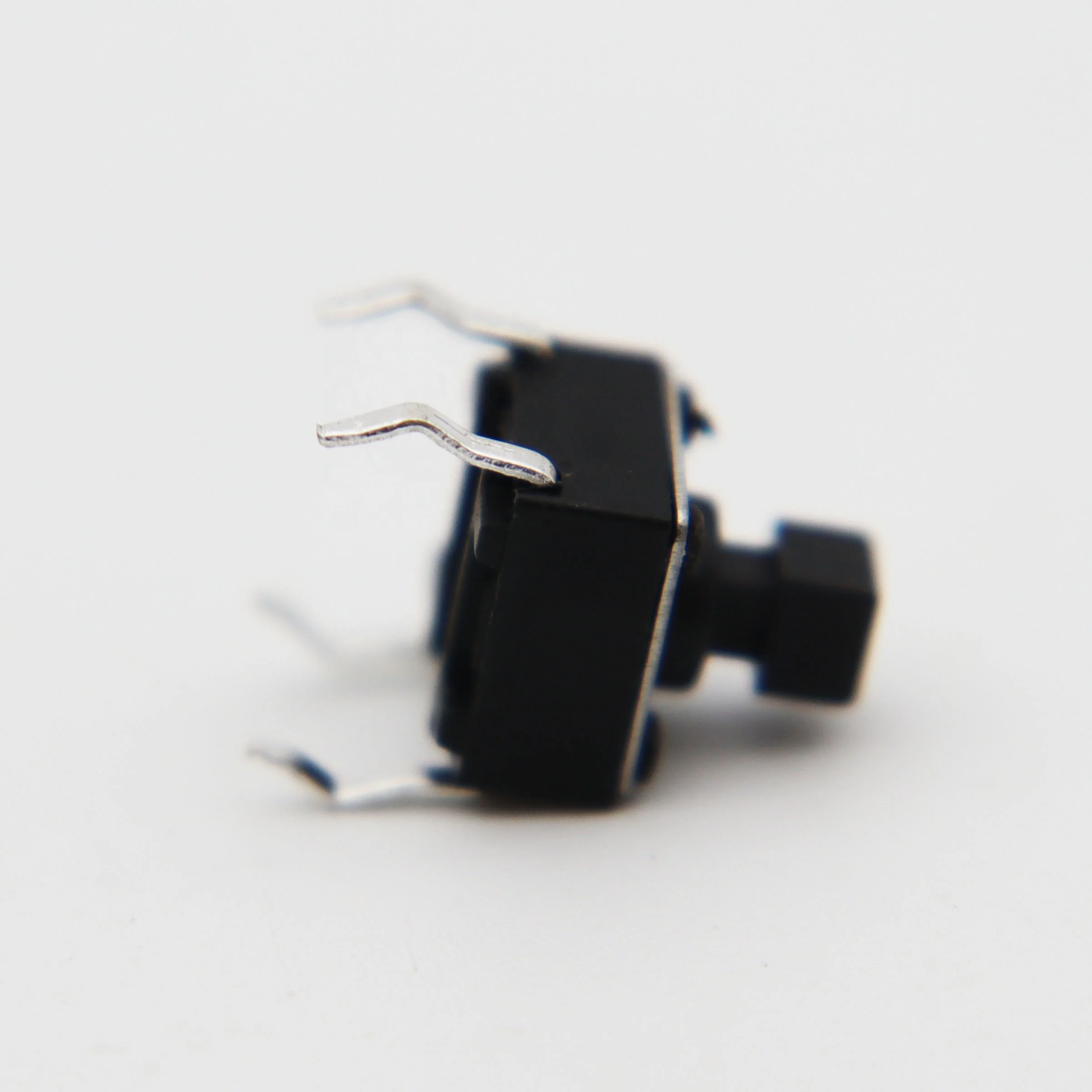 KFC-069 hot sale medium long terminal  4 pin medium long black button black base metal hull with tact switch