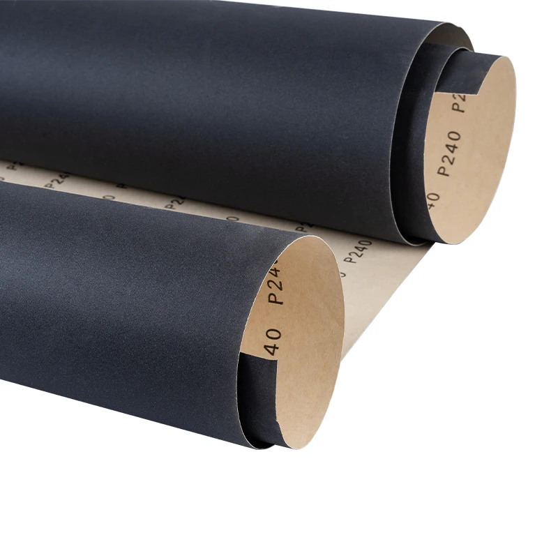 E-wt/F-wt German Kraft Paper Silicon Carbide Sandpaper Jumbo Roll Manufacturer BW91