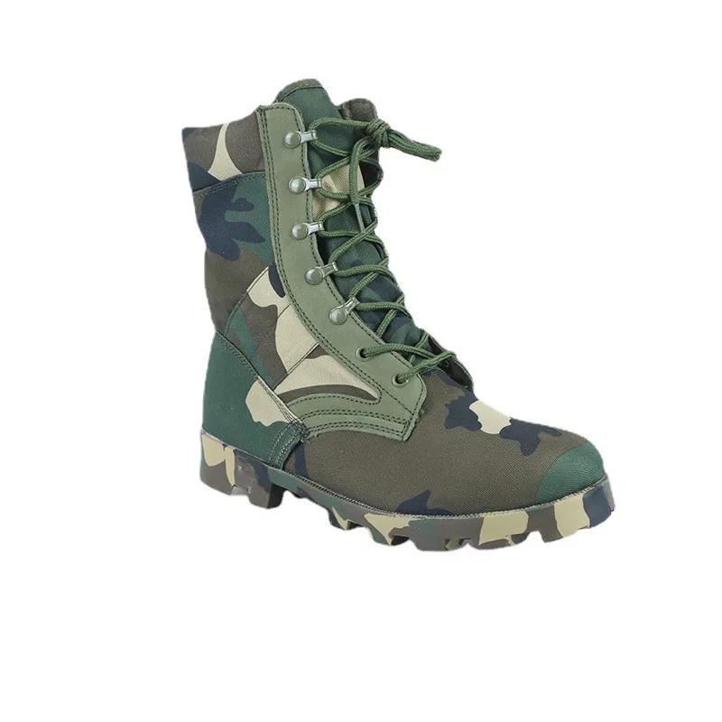 Factory Wholesale Outdoor Sport Original Tactical Hunting Safety Waterproof Shoes Boots  leather