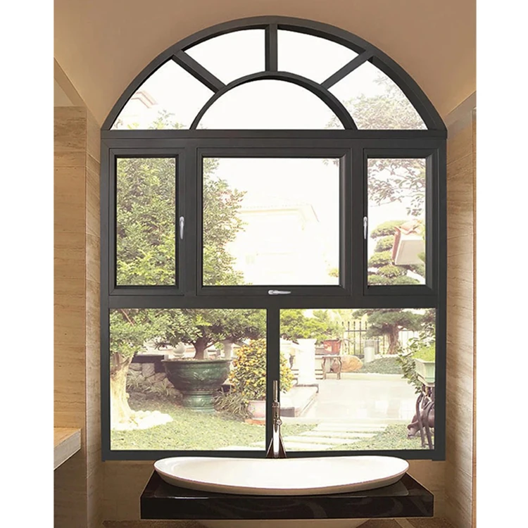 modern design aluminum clad wood window top sliding window From China Factory