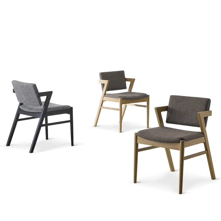 Factory Direct Wholesale Furniture Dining Vintage Rotatable Back Upholstered Chair