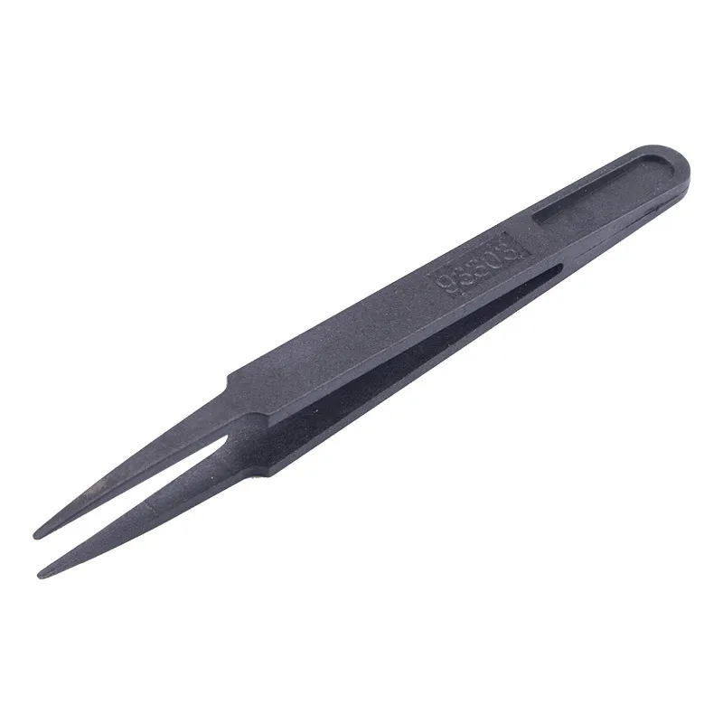 Tweezers/esd Mini 933 Series Tweezers For Electronic Pcb Smd Ic Repair Tool Antistatic Plastic Black Blister Card Hand Tool