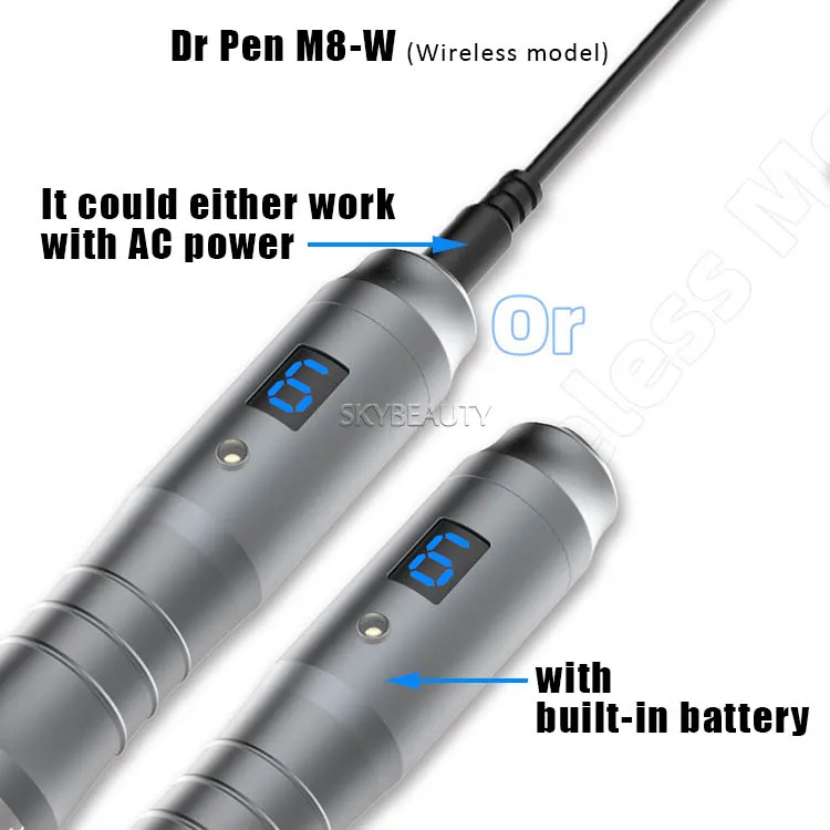 Custom Professional Ultima Dr.pen Drpen M8 Dr. Dr Pen Microneedling Dermapen Derma for Cosmetic Facial Skin