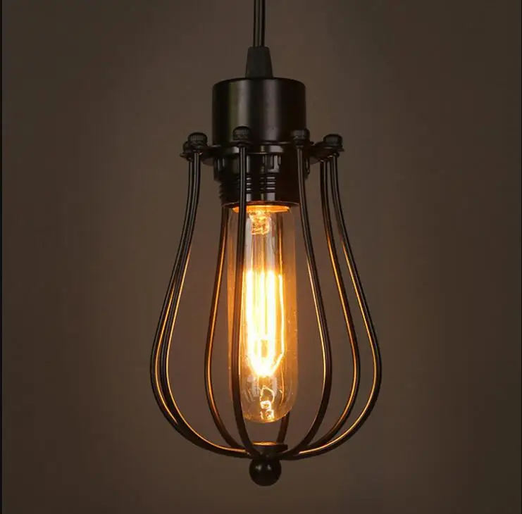 North European and American style retro living room aisle light iron frame LED wall lamp creative country nostalgic wall lamp