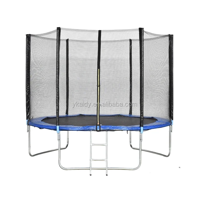 Большой гимнастический уличный батут 13 футов для детей взрослых стальная рама из ПВХ с пенопластовым полипропиленовым пластиковым материалом