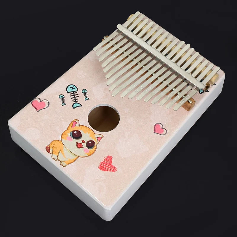 
Factory wholesale musical instruments kalimba 17 keys thumb piano Likembe Beginners 
